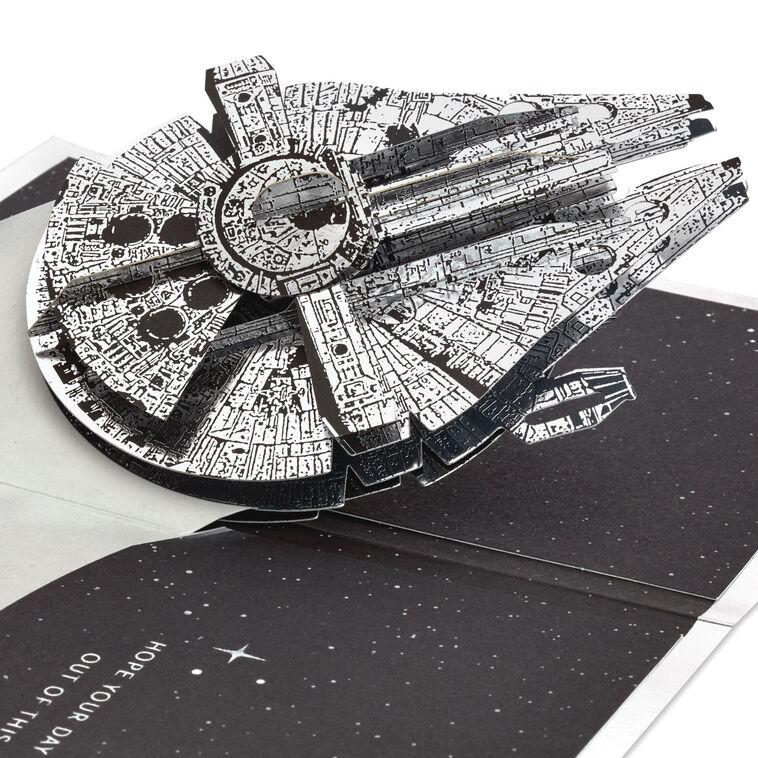 hallmark Star Wars™ Millennium Falcon™ 3D Pop-Up Card