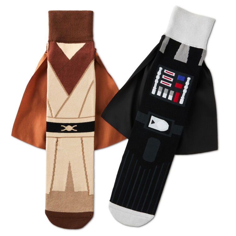 hallmark Star Wars™ Obi-Wan Kenobi™ and Darth Vader™ Novelty Socks