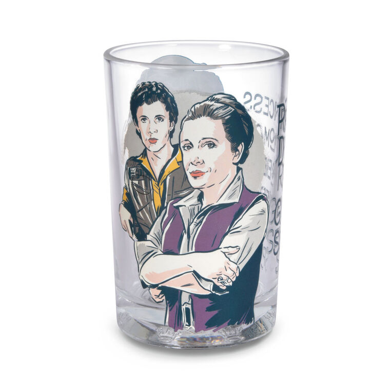 hallmark Star Wars™ Princess Leia™ Collectible Drinking Glass 13.5 oz