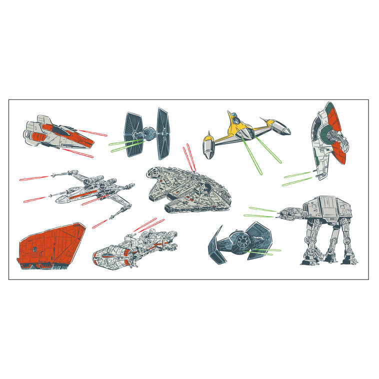 Hallmark Star Wars™ Starships Collectible Drinking Glass 13.5 Oz