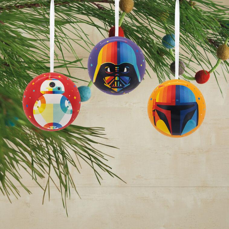 Hallmark Star Wars™ Tin Ball Hallmark Ornaments Set Of 12