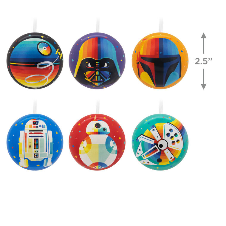Hallmark Star Wars™ Tin Ball Hallmark Ornaments Set Of 12
