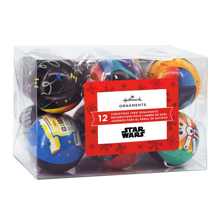 Hallmark Star Wars™ Tin Ball Hallmark Ornaments Set Of 12