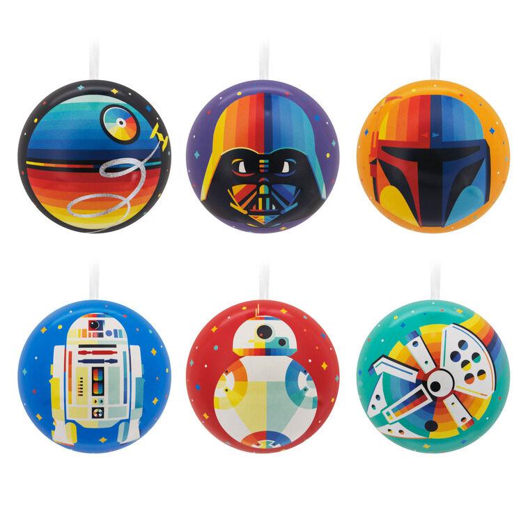 hallmark Star Wars™ Tin Ball Hallmark Ornaments Set of 12
