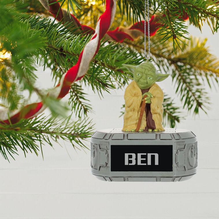 Hallmark Star Wars™ Yoda™ Personalized Ornament Custom Text