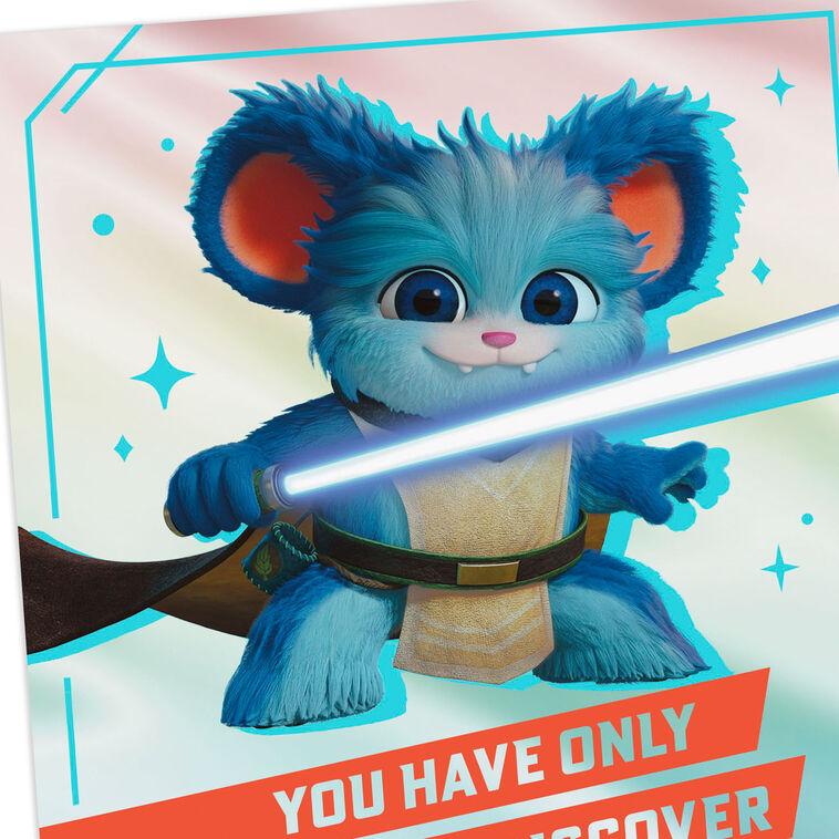 Hallmark Star Wars: Young Jedi Adventures™ Nubs™ Birthday Card For Kid