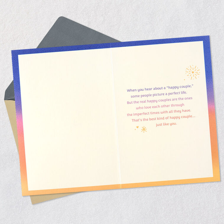 Hallmark Starry Roller Coaster Anniversary Card For Couple