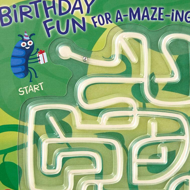 Hallmark Start To Finish Fun Birthday Card With Maze