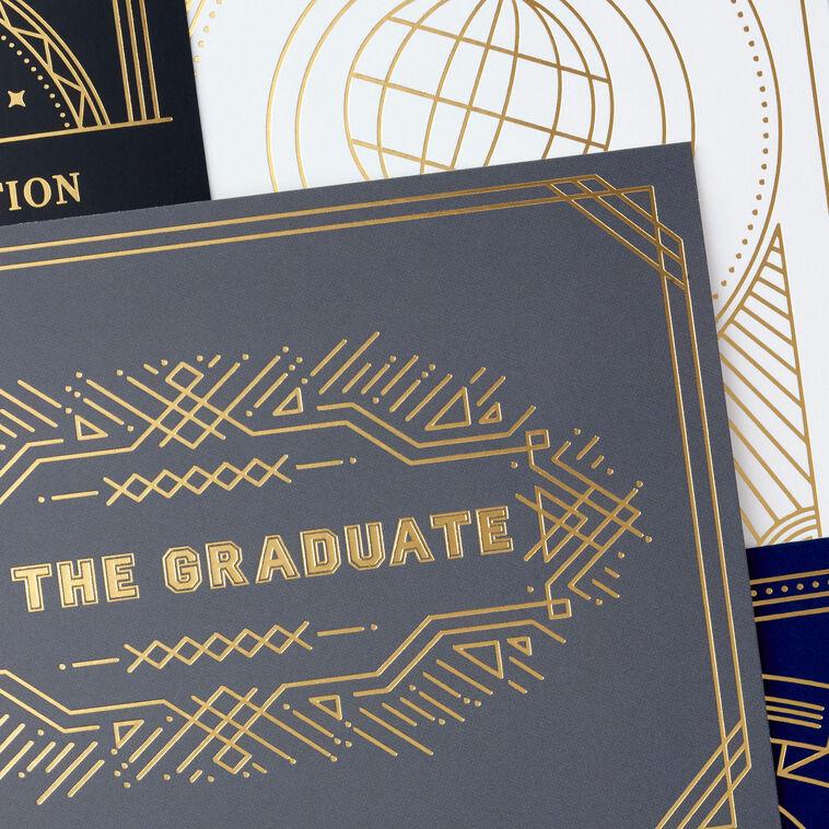 Hallmark Stately Styles Graduation Cards Assortment Pack Of 16