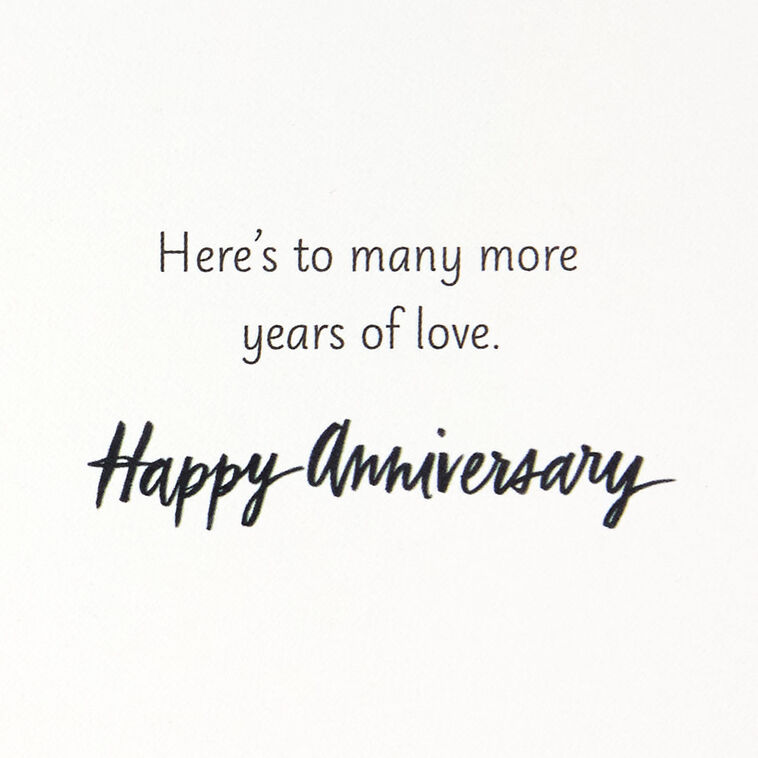 Hallmark Staying In Love Anniversary Card With Hanging Wood Sign