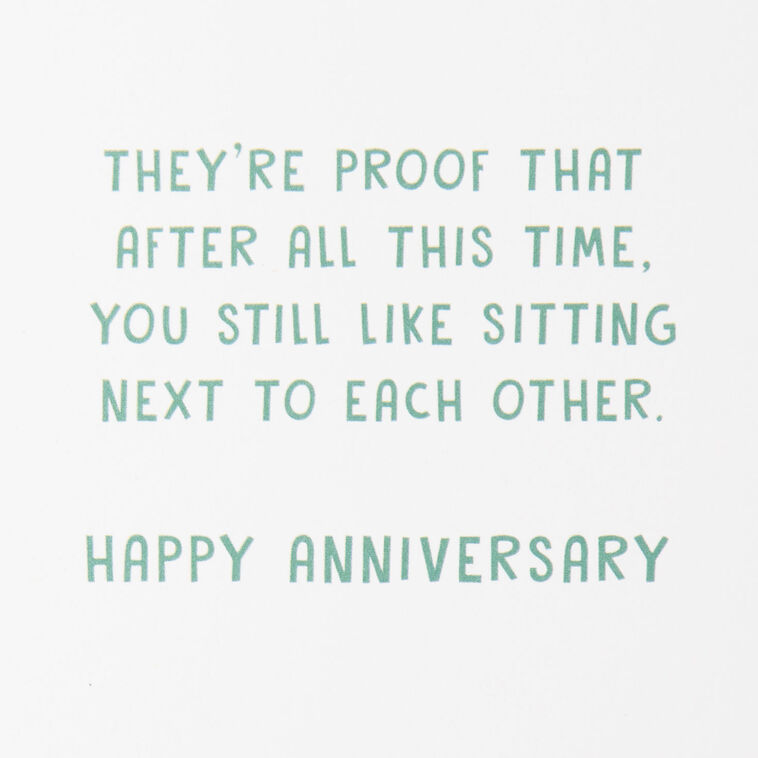 Hallmark Still Sitting Next To Each Other Funny Anniversary Card For Couple