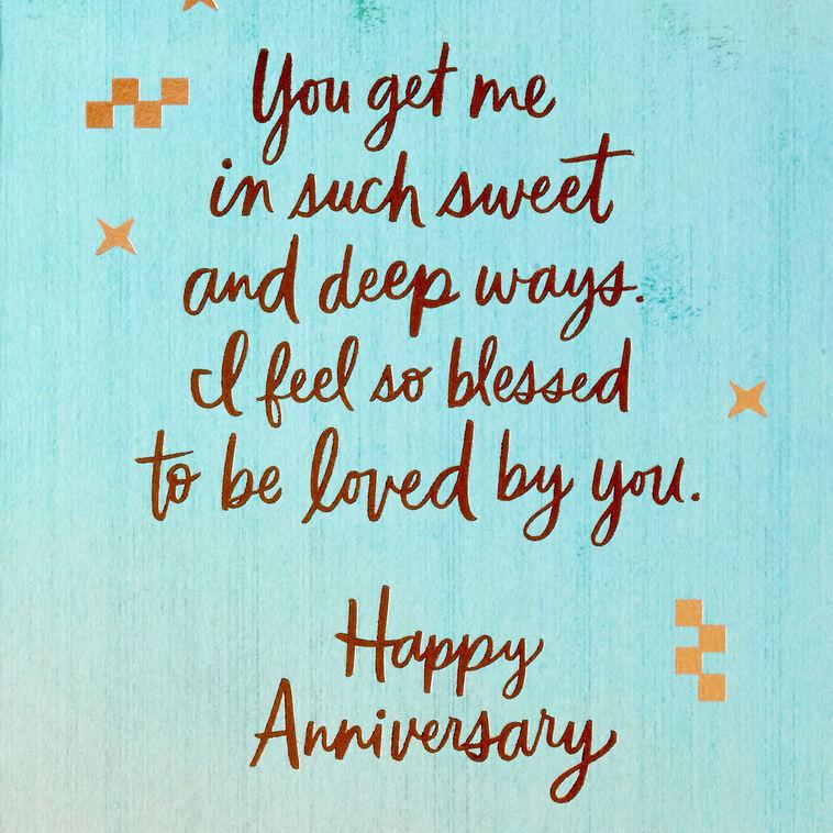 Hallmark Strong Gentle Confident Anniversary Card For Husband