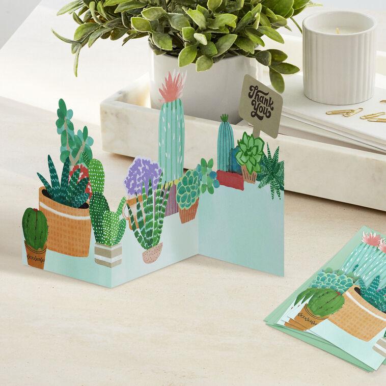 Hallmark Succulents Collection Blank Thank You Notes Pack Of 8