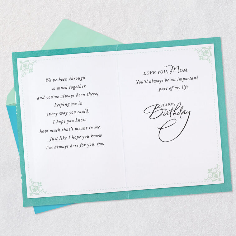 Hallmark Such An Important Part Of My Life Birthday Card For Mom