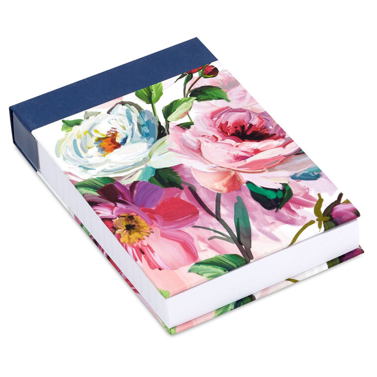 hallmark Sumptuous Floral Fabric Covered Small List Pad