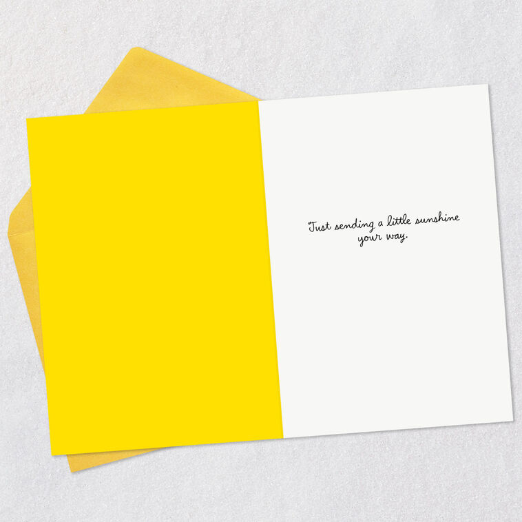 Hallmark Sunflower In Sunglasses Thinking Of You Card