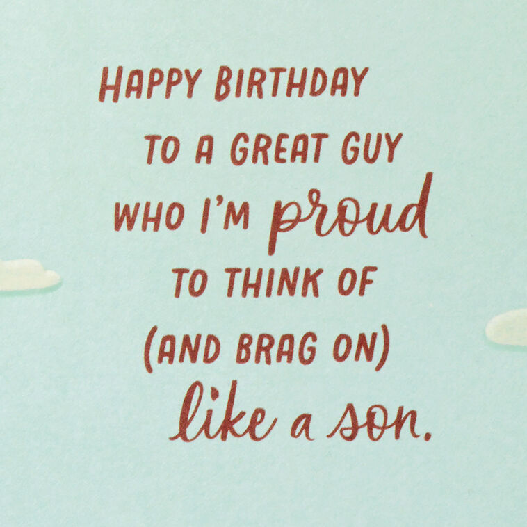 Hallmark Sunset Landscape Like A Son Birthday Card For Him