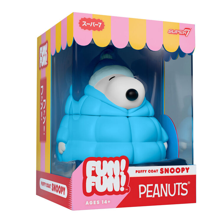 Hallmark Super7 Peanuts Fun Fun Puffy Coat Snoopy Vinyl Figurine 5"