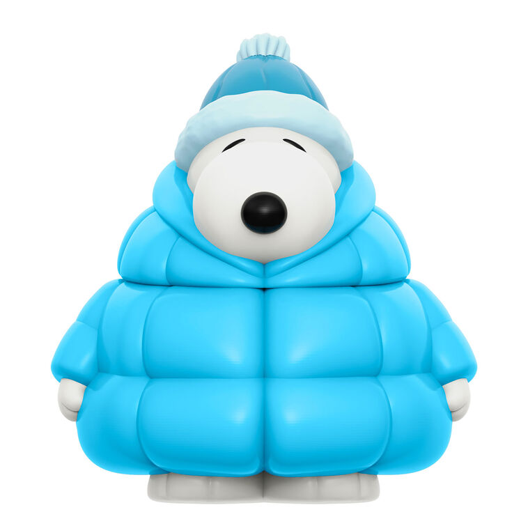 hallmark Super7 Peanuts Fun Fun Puffy Coat Snoopy Vinyl Figurine 5"
