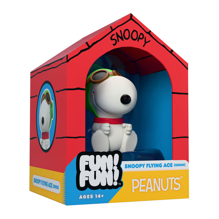 Hallmark Super7 Peanuts Fun Fun Snoopy As The Flying Ace Vinyl Figurine 5"