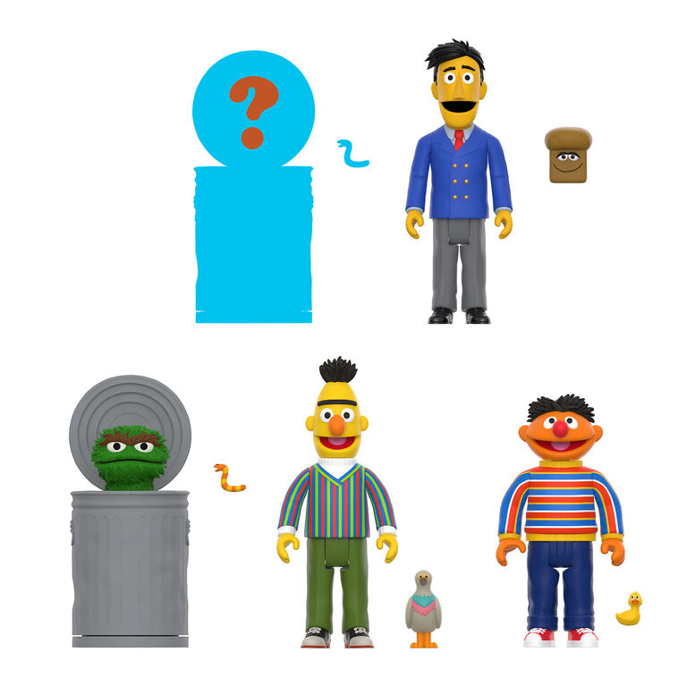 Hallmark Super7 Sesame Street ReAction Figure Mystery Box 3.75"
