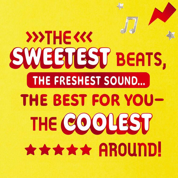 Hallmark Sweet Beats For A Cool Cat 6th Birthday Card