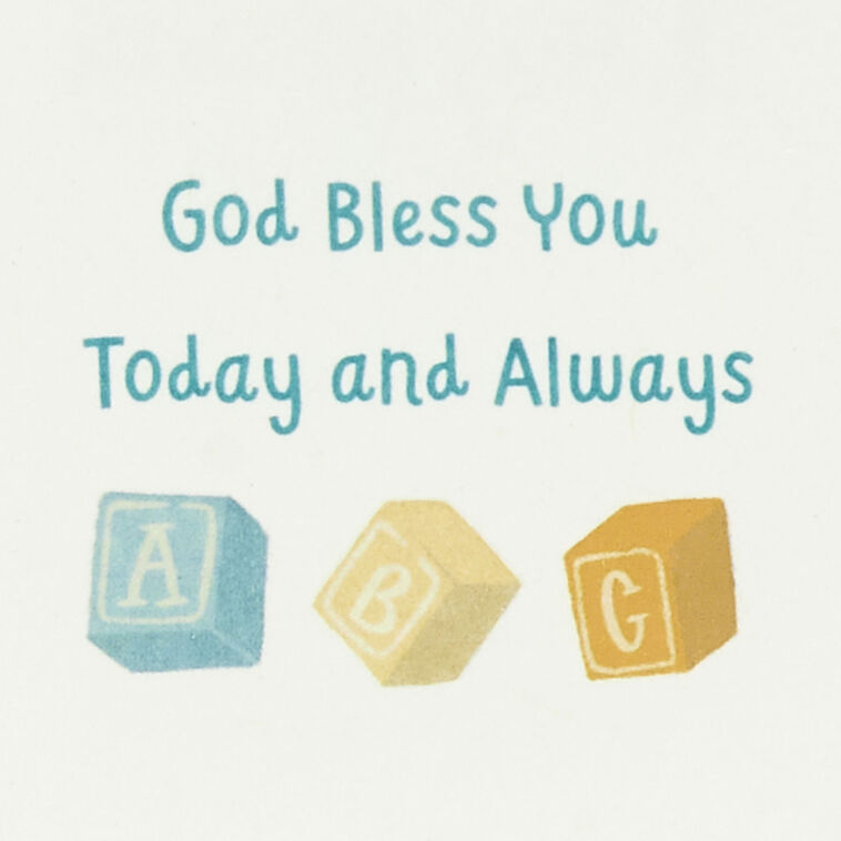 Hallmark Sweet Child Of Promise And Joy Baby Dedication Card