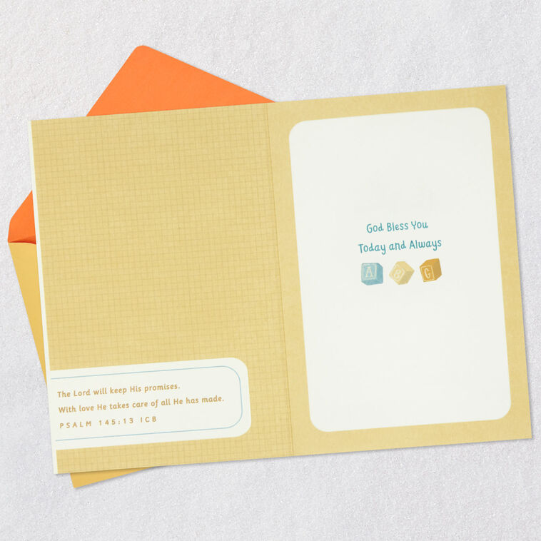 Hallmark Sweet Child Of Promise And Joy Baby Dedication Card