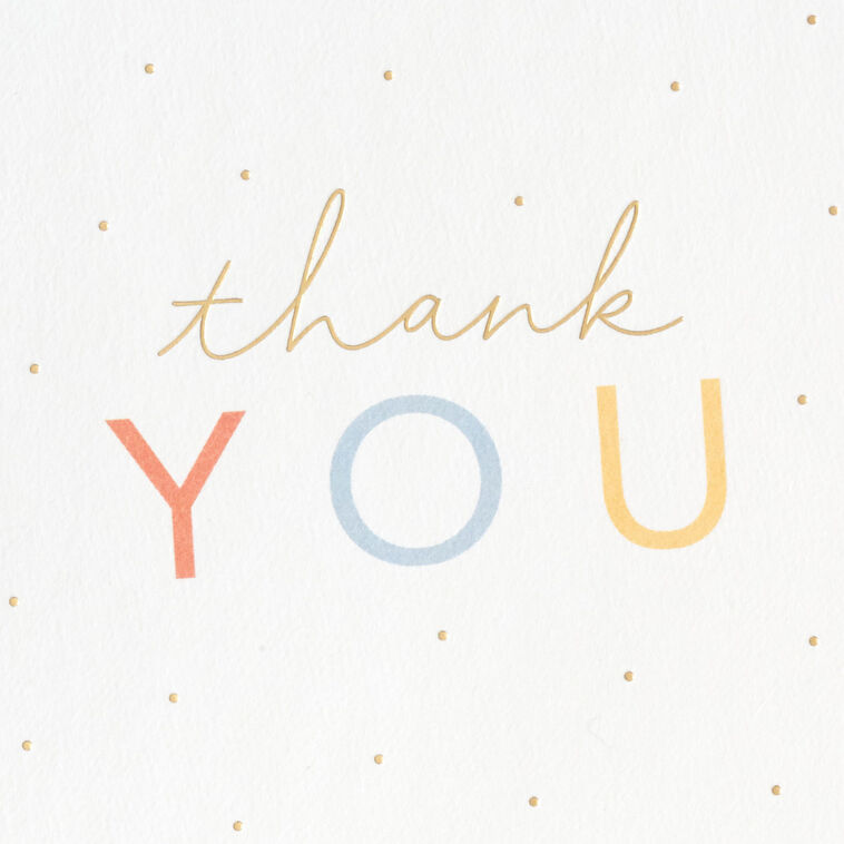 Hallmark Sweet Dots Boxed Thank-You Notes Pack Of 10