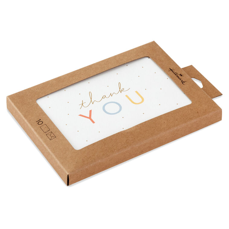 hallmark Sweet Dots Boxed Thank-You Notes Pack of 10