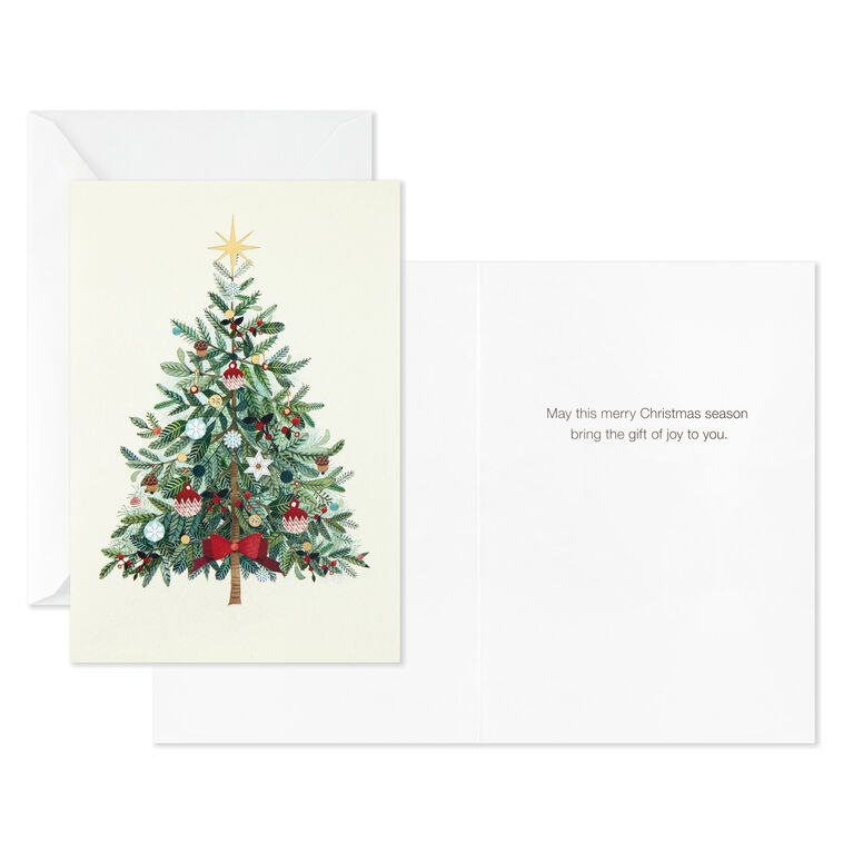 Hallmark Sweet Holiday Illustrations Assorted Christmas Cards Pack Of 12