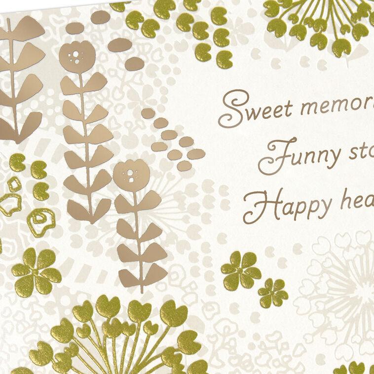 Hallmark Sweet Memories Happy Hearts Anniversary Card