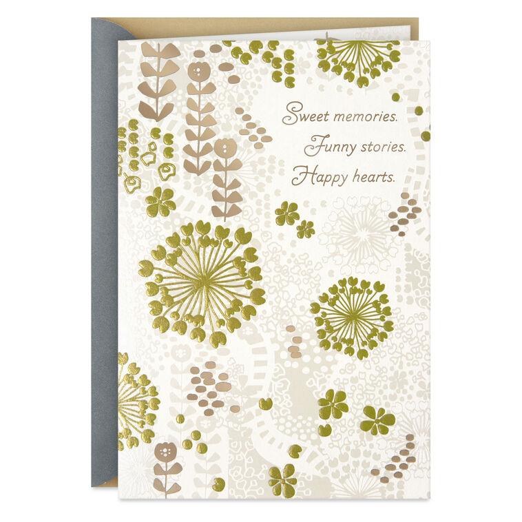 hallmark Sweet Memories Happy Hearts Anniversary Card