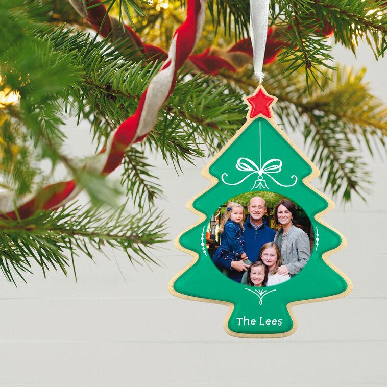 Hallmark Sweet Memories Sugar Cookie Tree Personalized Ornament Custom Oval Photo And Text