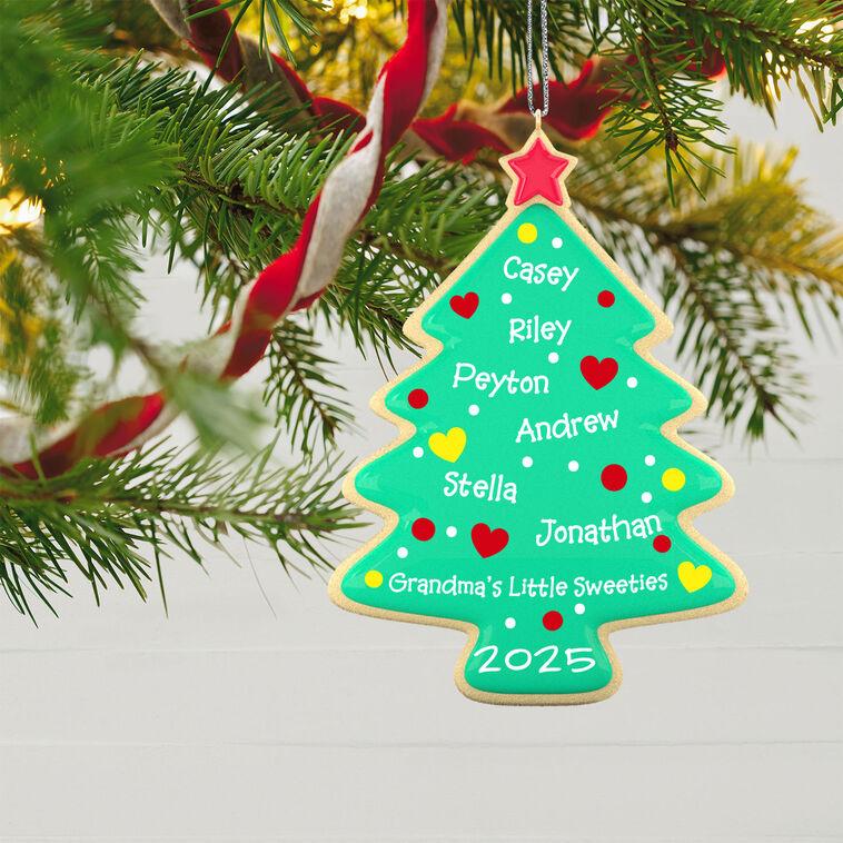 Hallmark Sweet Memories Sugar Cookie Tree Personalized Ornament Custom Text
