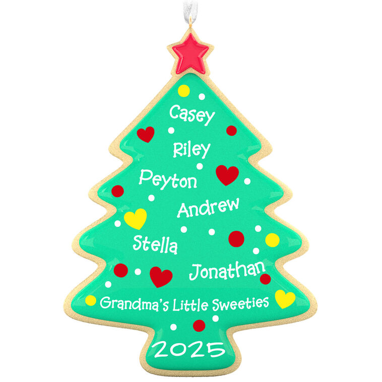 hallmark Sweet Memories Sugar Cookie Tree Personalized Ornament Custom Text