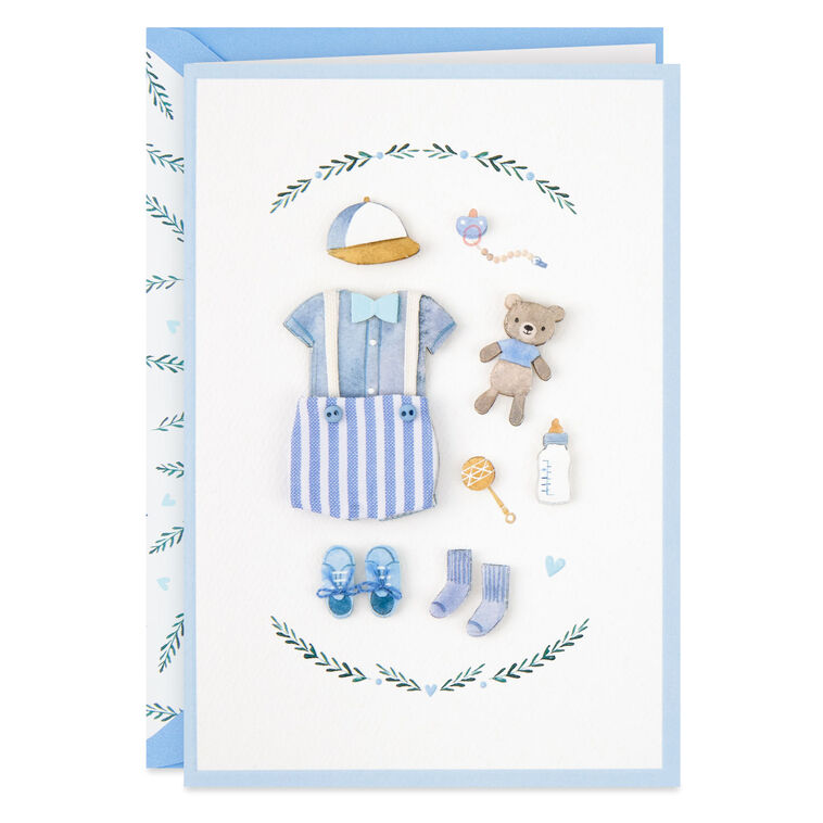 hallmark Sweet Reason to Celebrate New Baby Boy Card