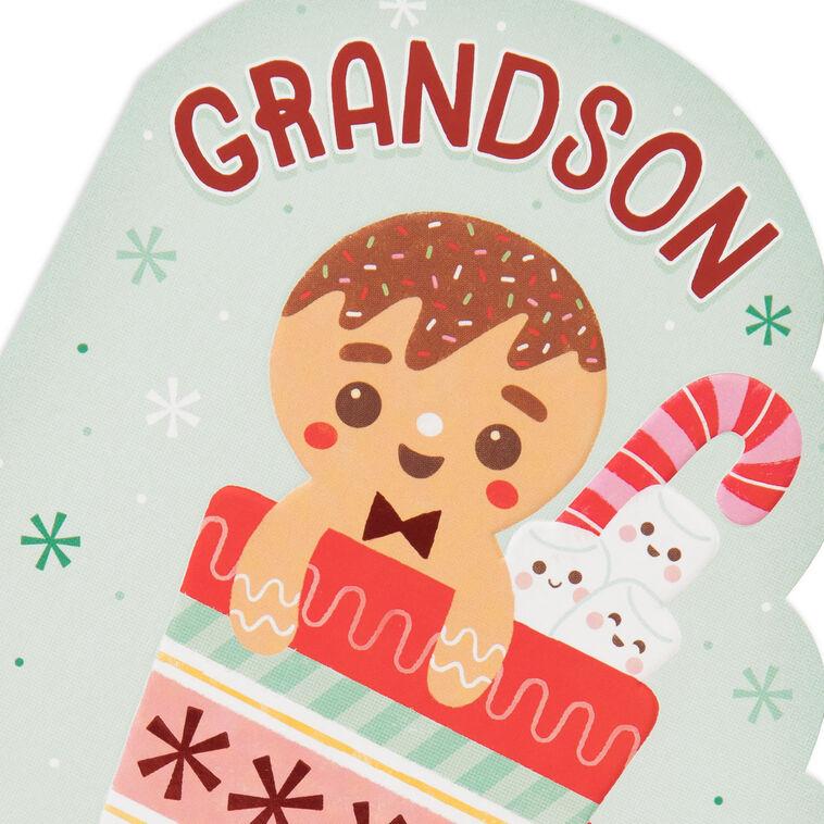 Hallmark Sweeter Than Candy Canes Christmas Card For Grandson