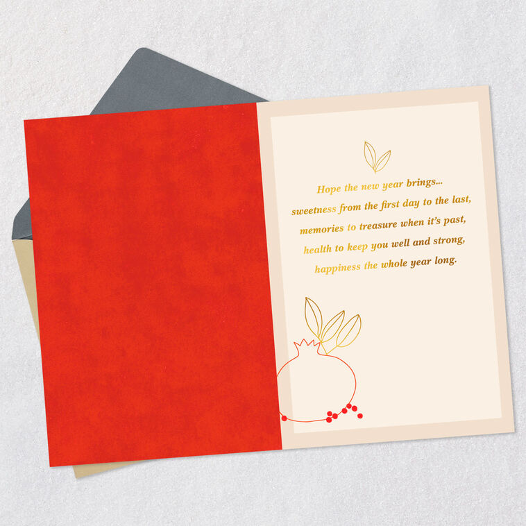 Hallmark Sweetness All Year Rosh Hashanah Card From Both Of Us