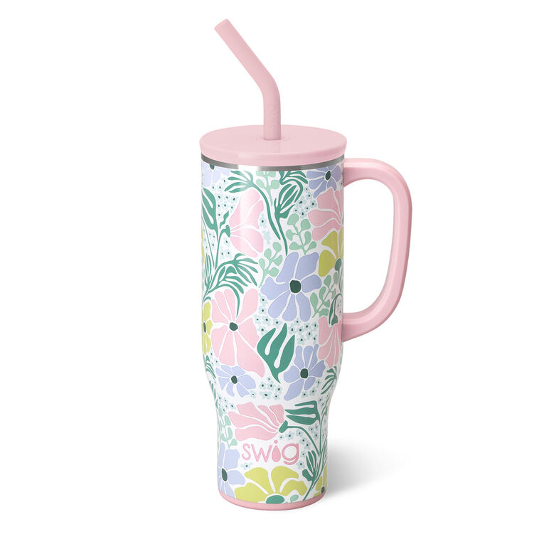hallmark Swig Garden Party Stainless Steel Mega Mug 30 oz