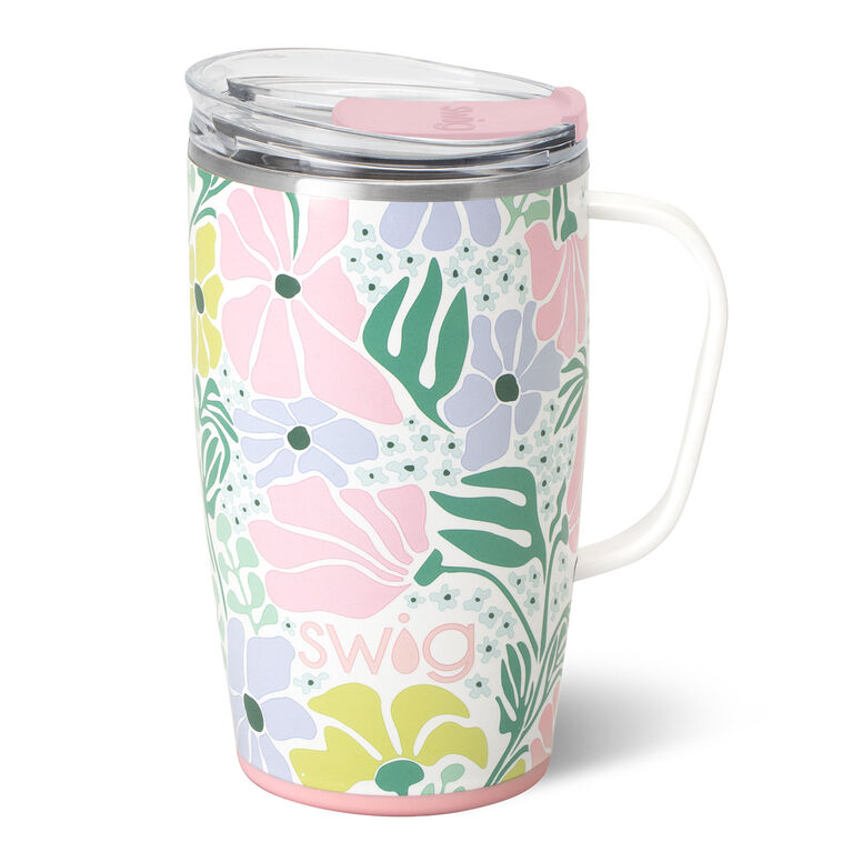 hallmark Swig Garden Party Stainless Steel Travel Mug 18 oz