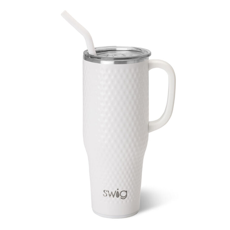 hallmark Swig Golf Ball Stainless Steel Mega Travel Mug 40 oz