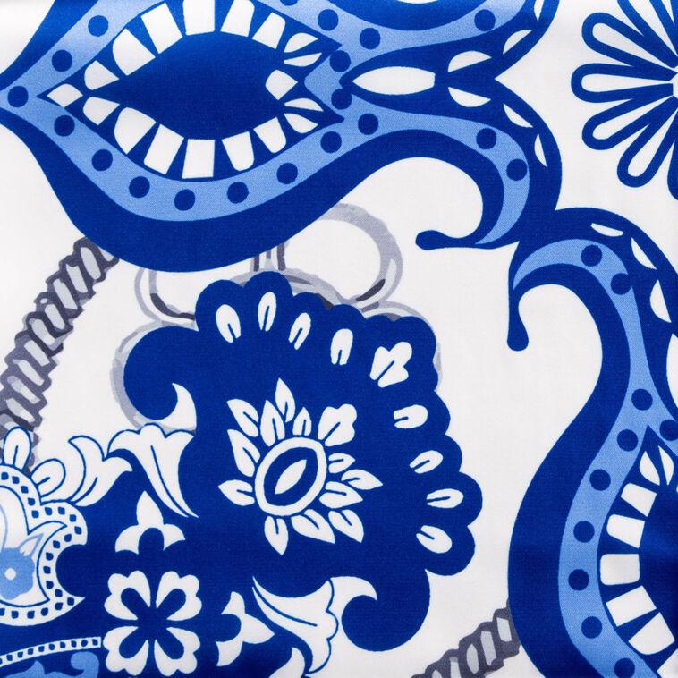 Hallmark Sylvia Mollie Blue And White Delight Fashion Scarf