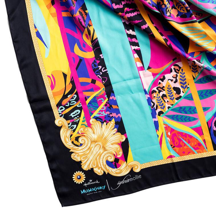 Hallmark Sylvia Mollie Bold And Bright Abstract Scarf