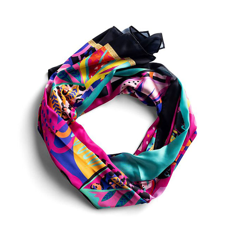 hallmark Sylvia Mollie Bold and Bright Abstract Scarf