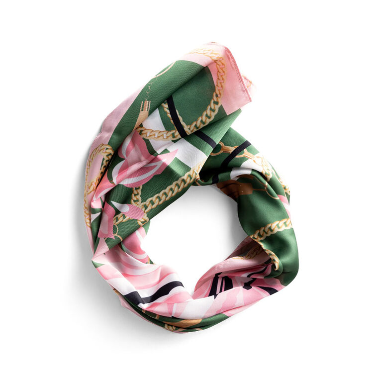 hallmark Sylvia Mollie Pink and Green Dream Fashion Scarf