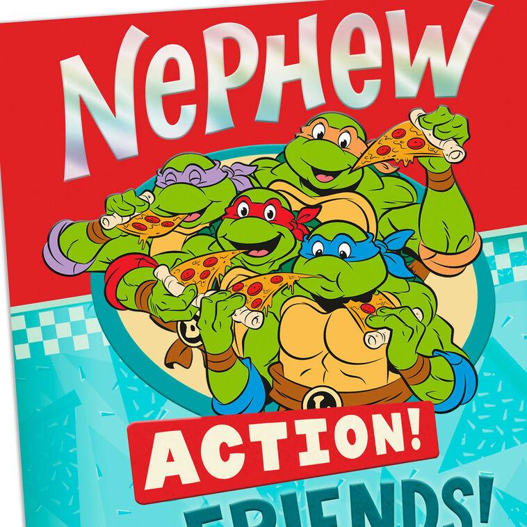 Hallmark Teenage Mutant Ninja Turtles More Pizza Birthday Card For Nephew