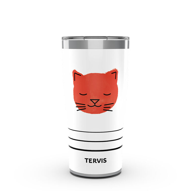 hallmark Tervis Kitty Face Stainless Steel Tumbler 20 oz