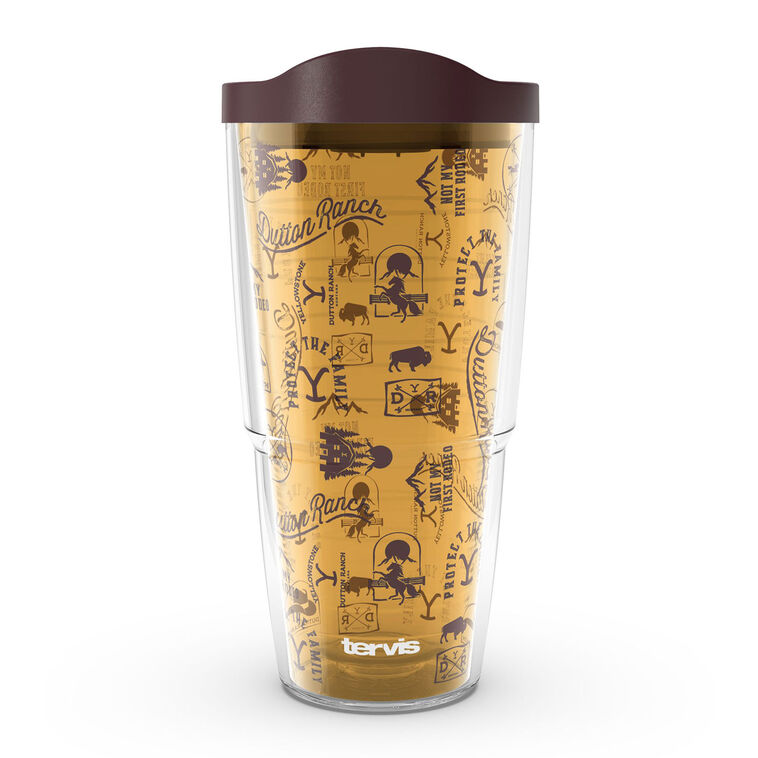 hallmark Tervis Yellowstone Dutton Ranch Tumbler 24 oz