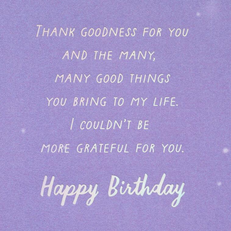 Hallmark Thank Goodness For You Birthday Card For Friend